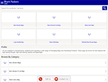 Tablet Screenshot of bhartipackers.in